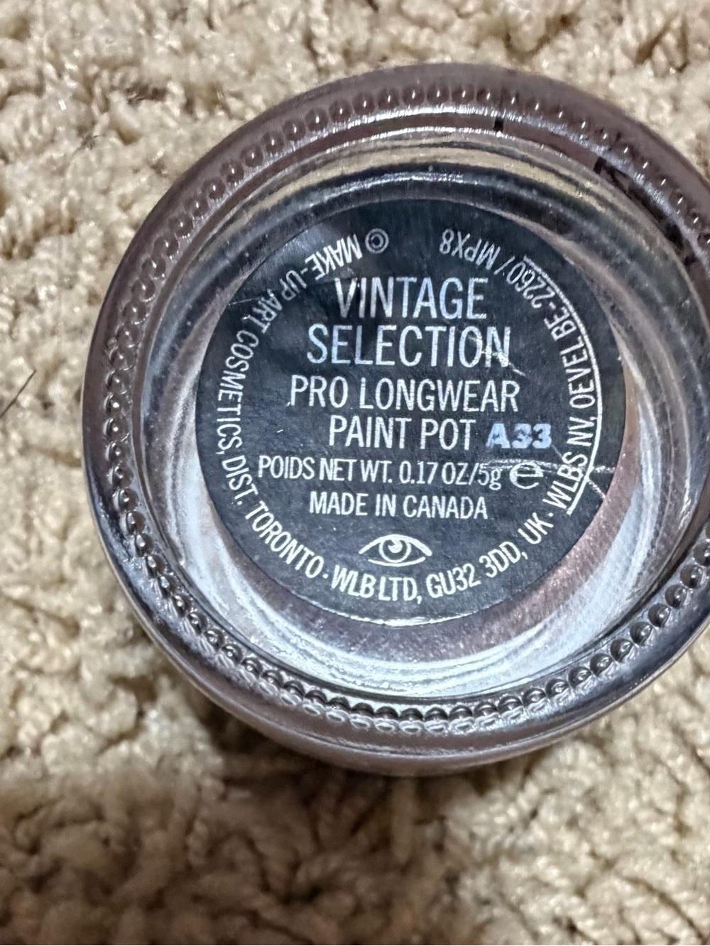 MAC Cosmetics Pro Longwear Paint Pot -Vintage Selection - Picture 2 of 5